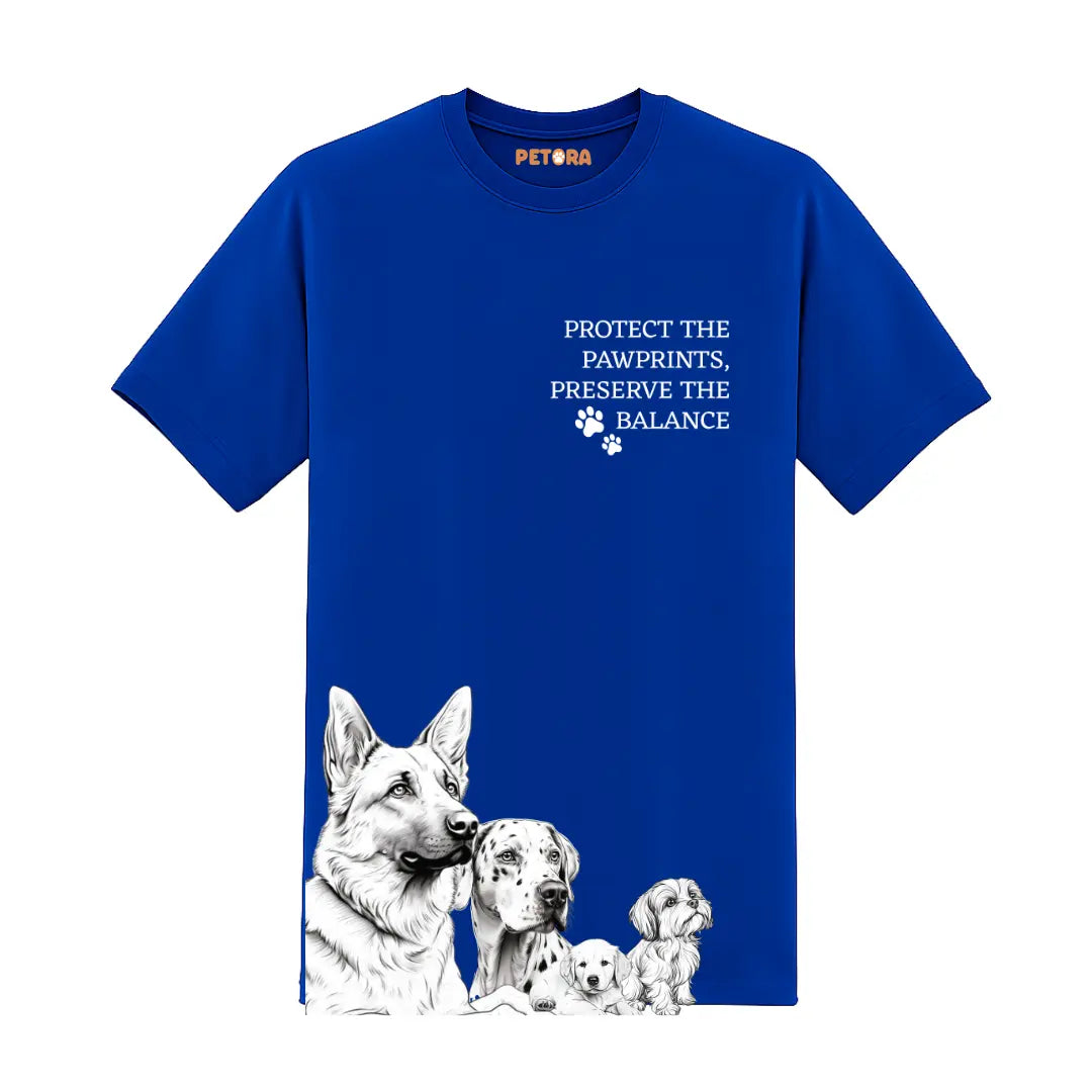 Preserve The Pawprints Protect The Balance Premium T-Shirt for Dog Lovers
