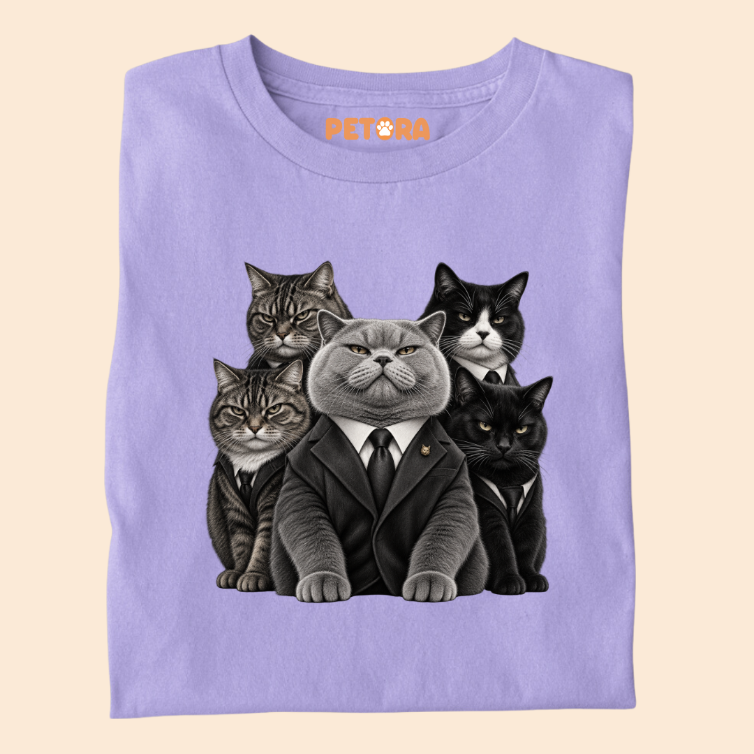 Cat Mafia Suits T-Shirt