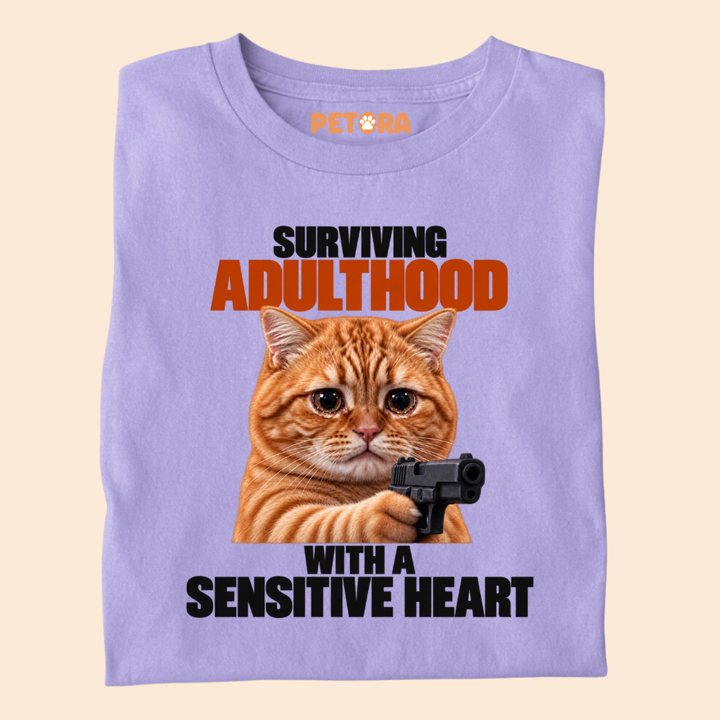 Surviving Adulthood With A Sensitive Heart T-Shirt