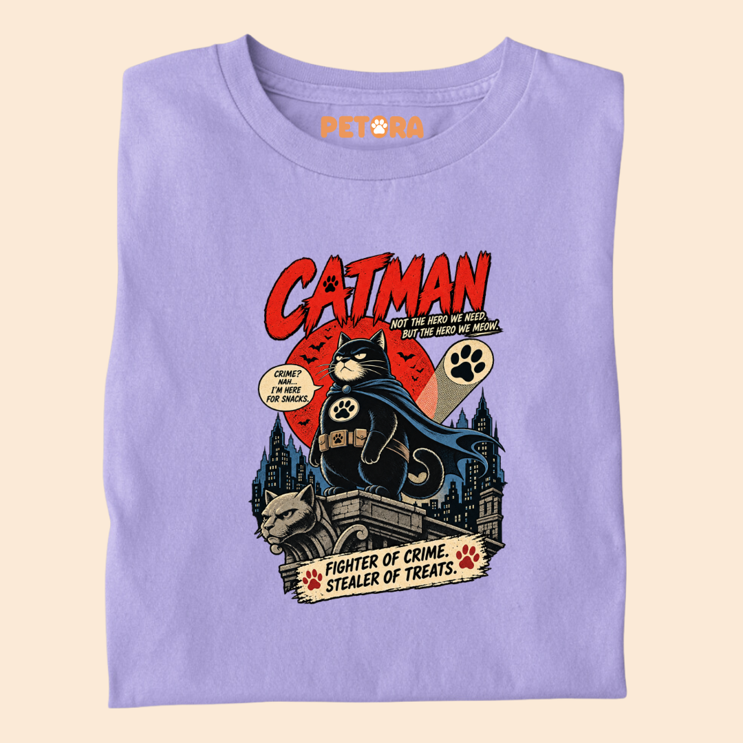 Catman Superhero Black Cat T-Shirt