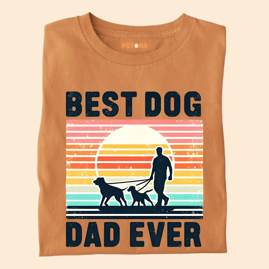 Best Dog Dad Ever Premium T-Shirt for Dog Lovers
