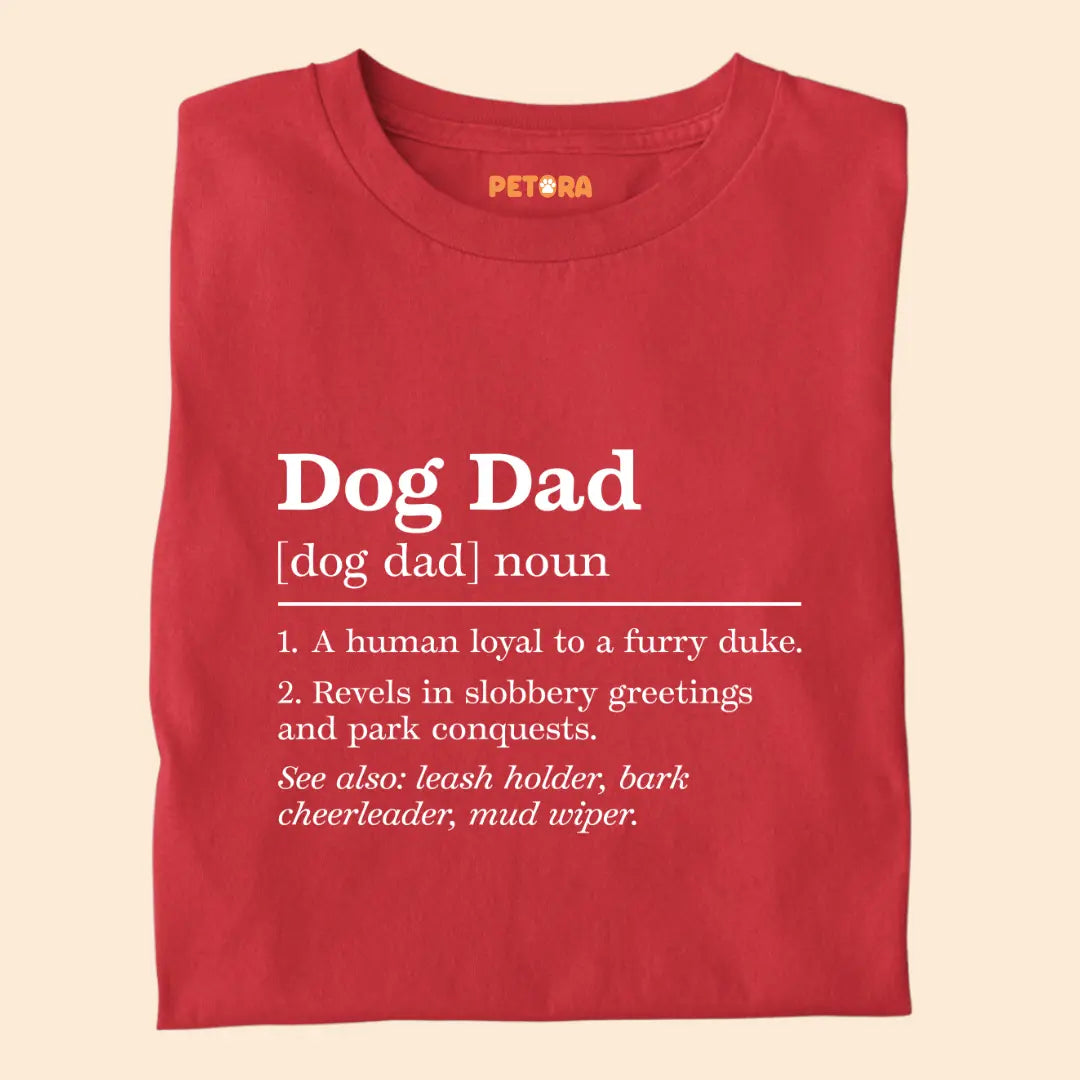 Dog Dad Noun Premium T-Shirt for Dog Lovers
