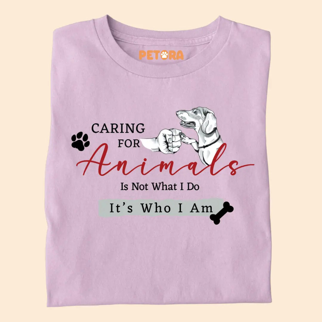 Caring For Animals Premium T-Shirt for Dog Lovers