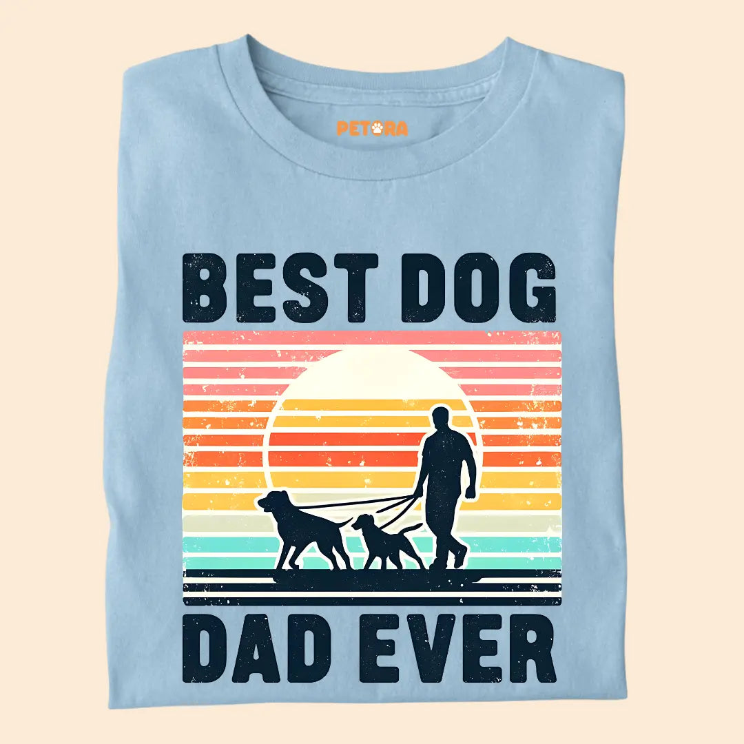 Best Dog Dad Ever Premium T-Shirt for Dog Lovers