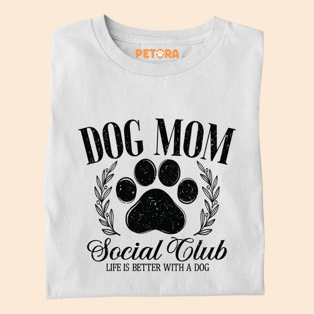 Dog Mom Social Club Premium T-shirt for Women