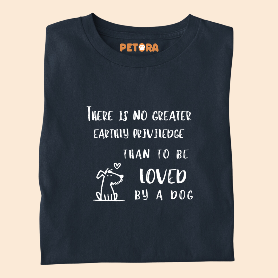 Loved by a Dog T Shirt