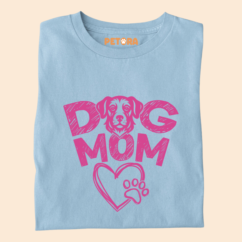 Dog Mom Heart Premium T-shirt for Women
