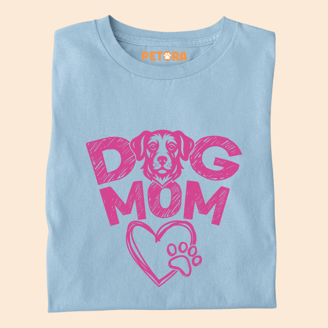 Dog Mom Heart Premium T-shirt for Women