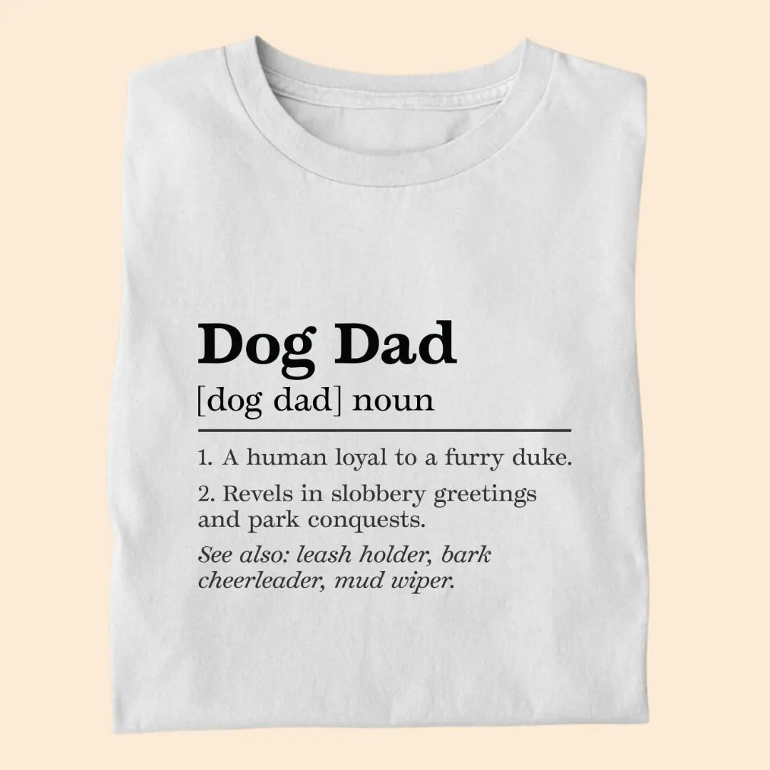 Dog Dad Noun Premium T-Shirt for Dog Lovers