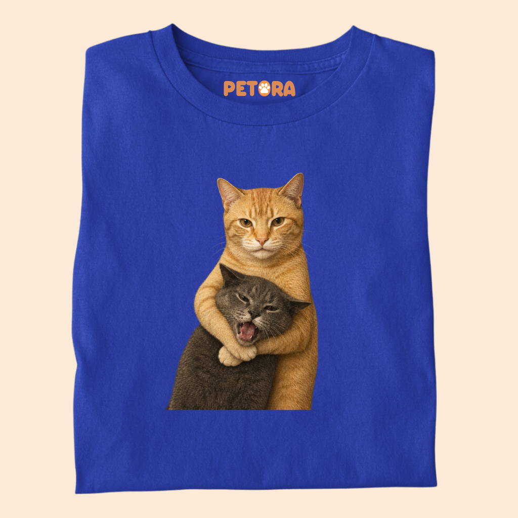 Cat fight Meme Premium T-shirt for Pet Lovers