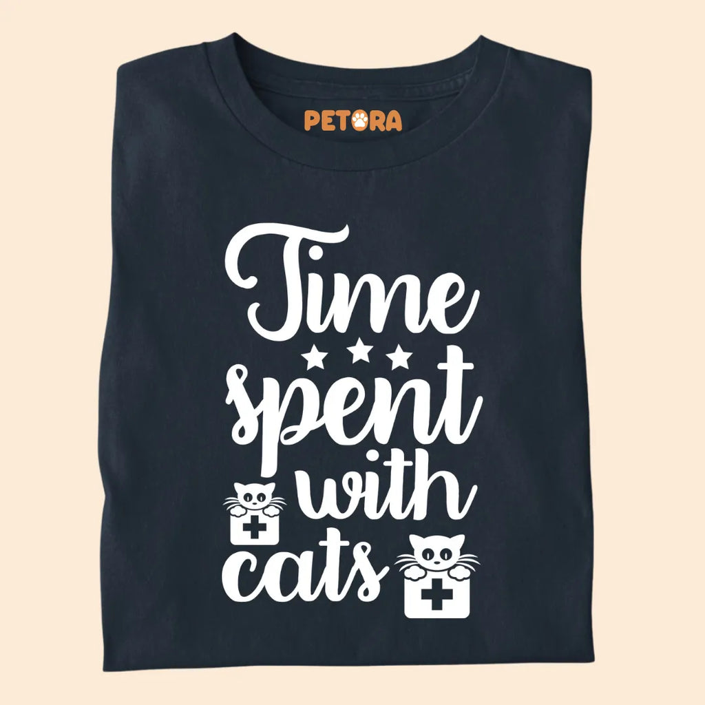 Time Spent With Cats Premium T-shirt