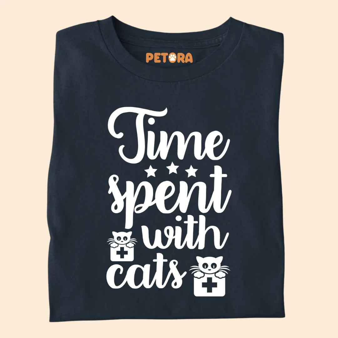 Time Spent With Cats Premium T-shirt