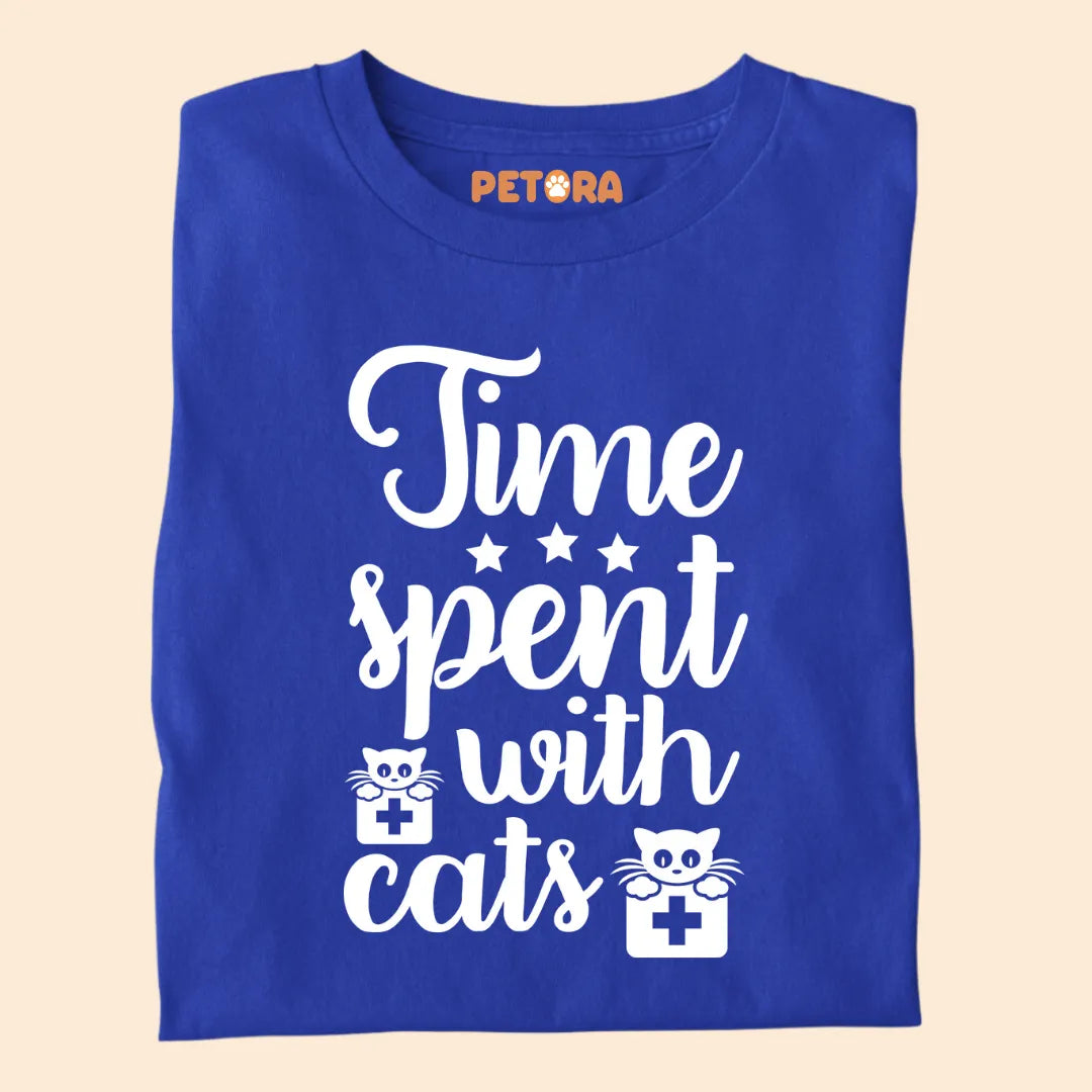Time Spent With Cats Premium T-shirt