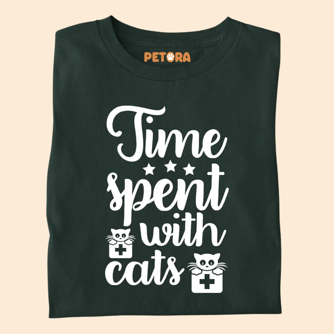 Time Spent With Cats Premium T-shirt