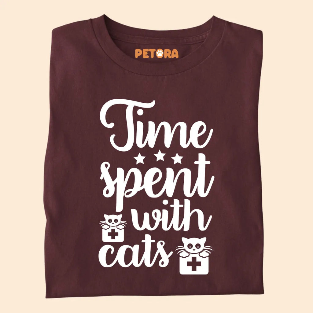 Time Spent With Cats Premium T-shirt