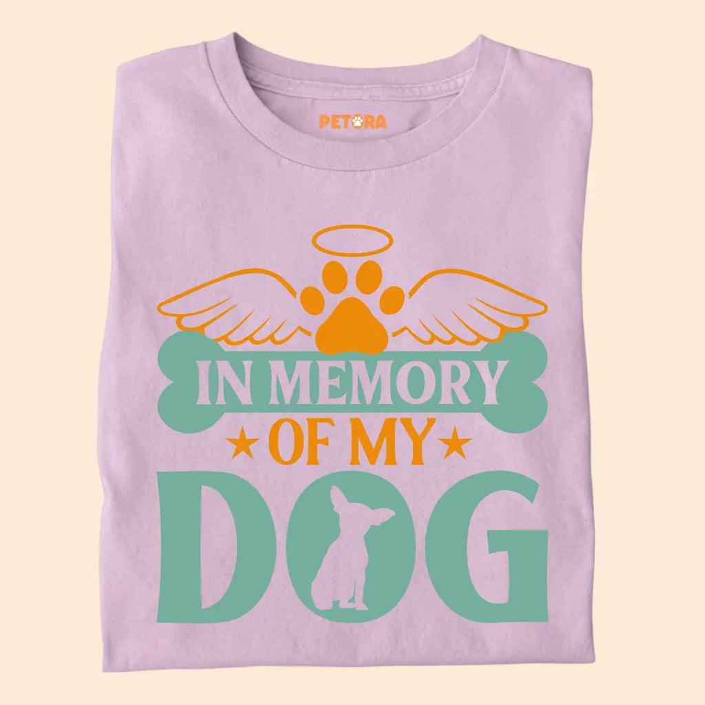 In Memory of My Dog - Premium Unisex T-shirt for Pet Lovers
