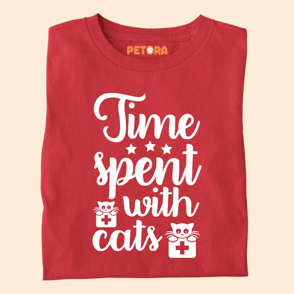 Time Spent With Cats Premium T-shirt
