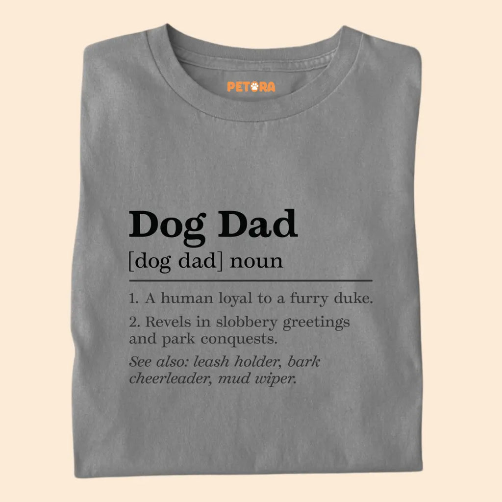 Dog Dad Noun Premium T-Shirt for Dog Lovers