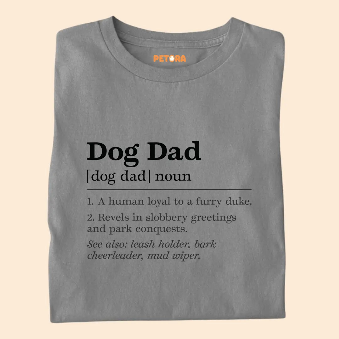Dog Dad Noun Premium T-Shirt for Dog Lovers