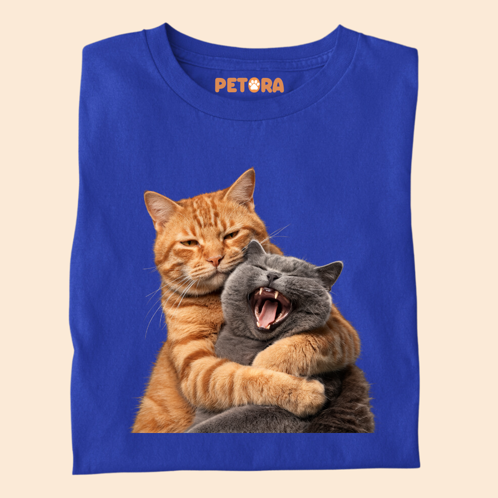 Cat Fight with Smile T Shirt