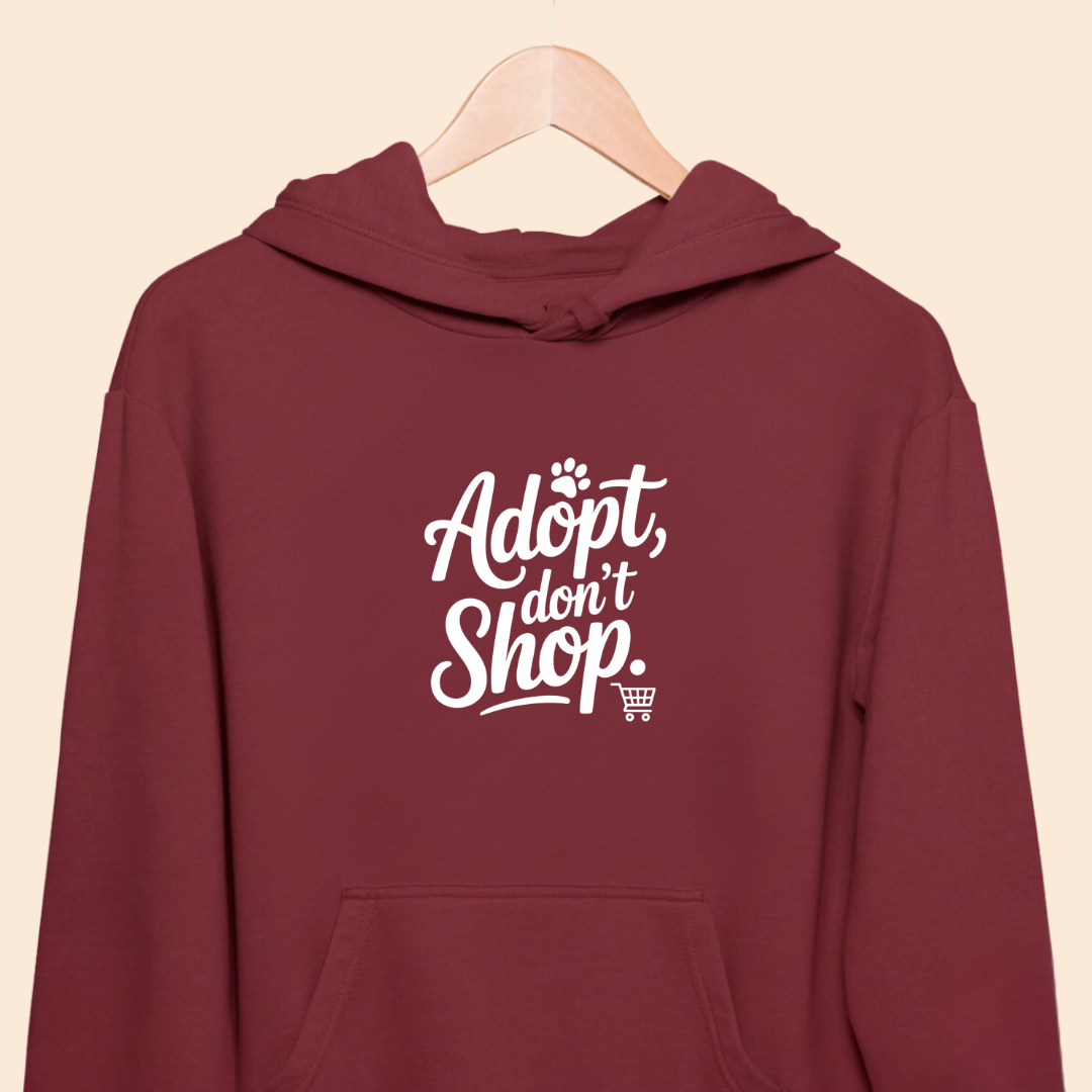 Adopt, Don't Shop Premium Unisex Hoodie for Pet Lovers