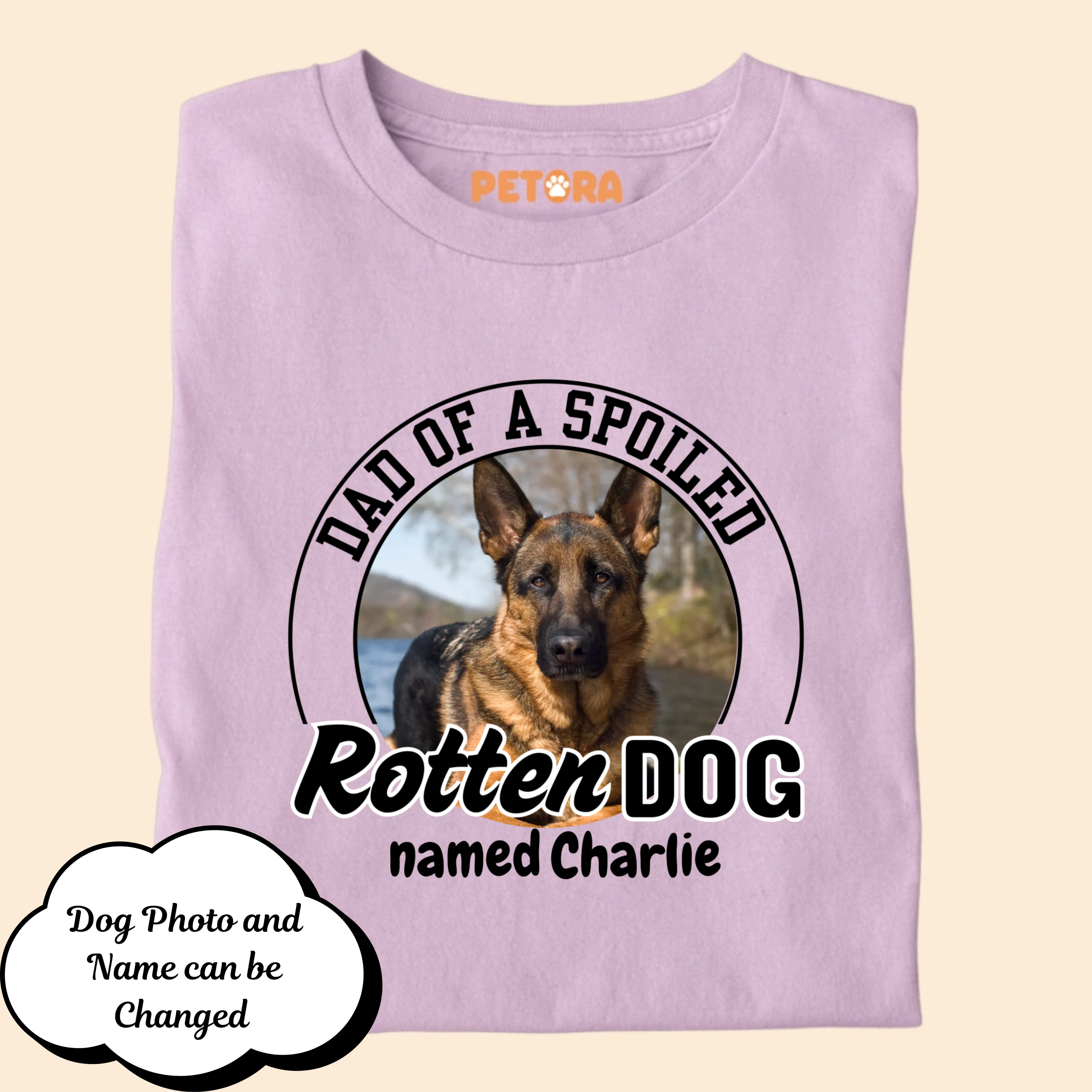 [Personalised] Dad of a Spoiled Rotten Dog