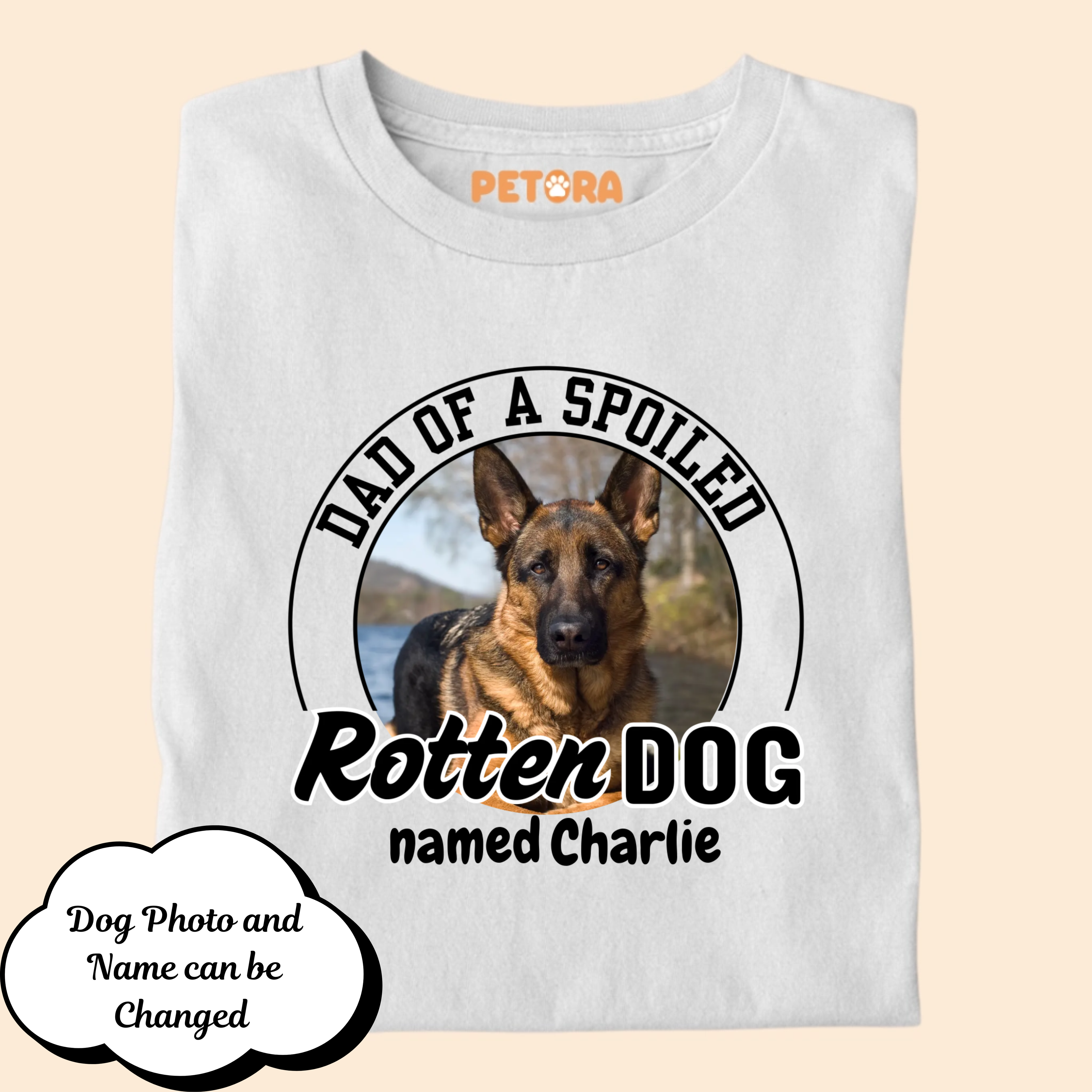 [Personalised] Dad of a Spoiled Rotten Dog