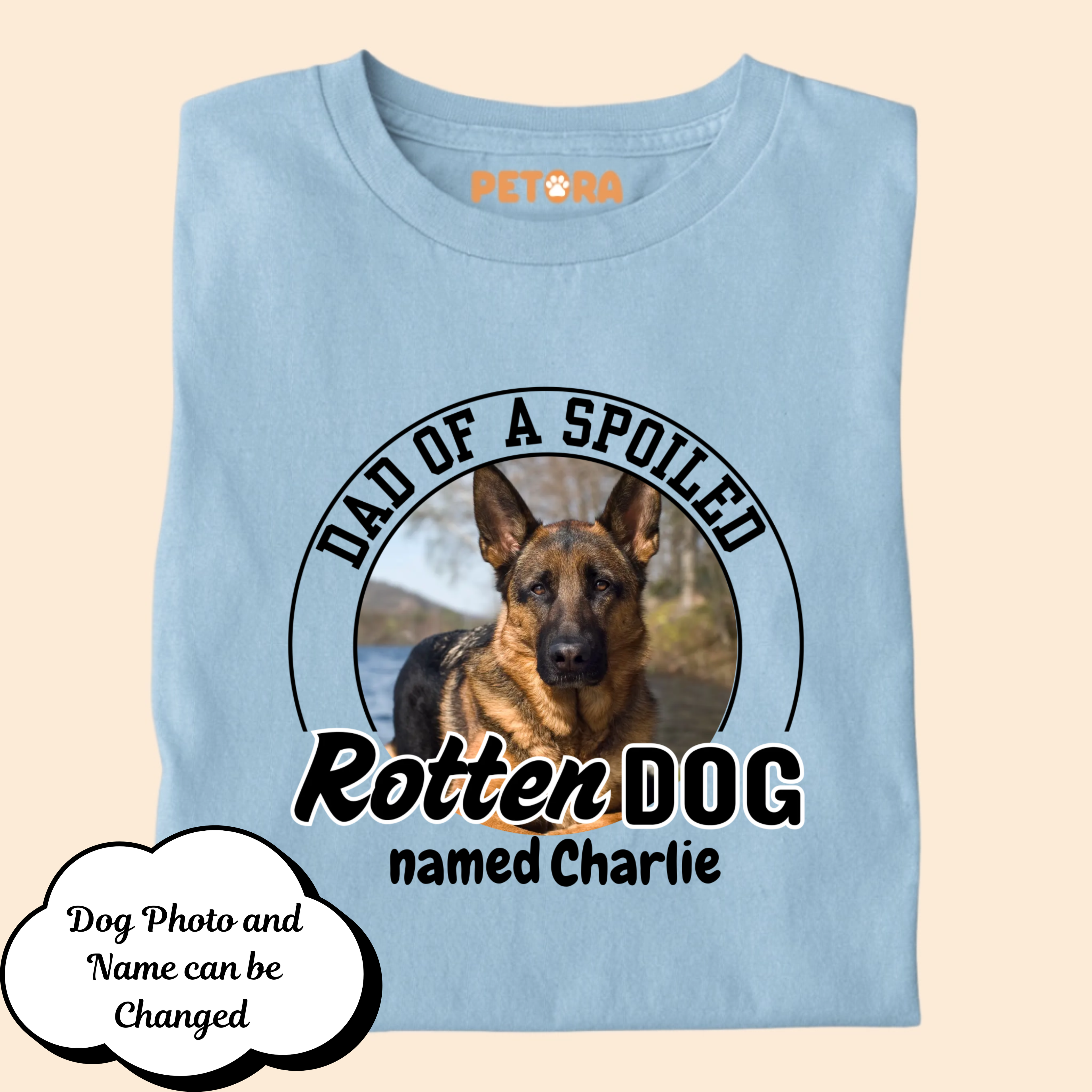 [Personalised] Dad of a Spoiled Rotten Dog