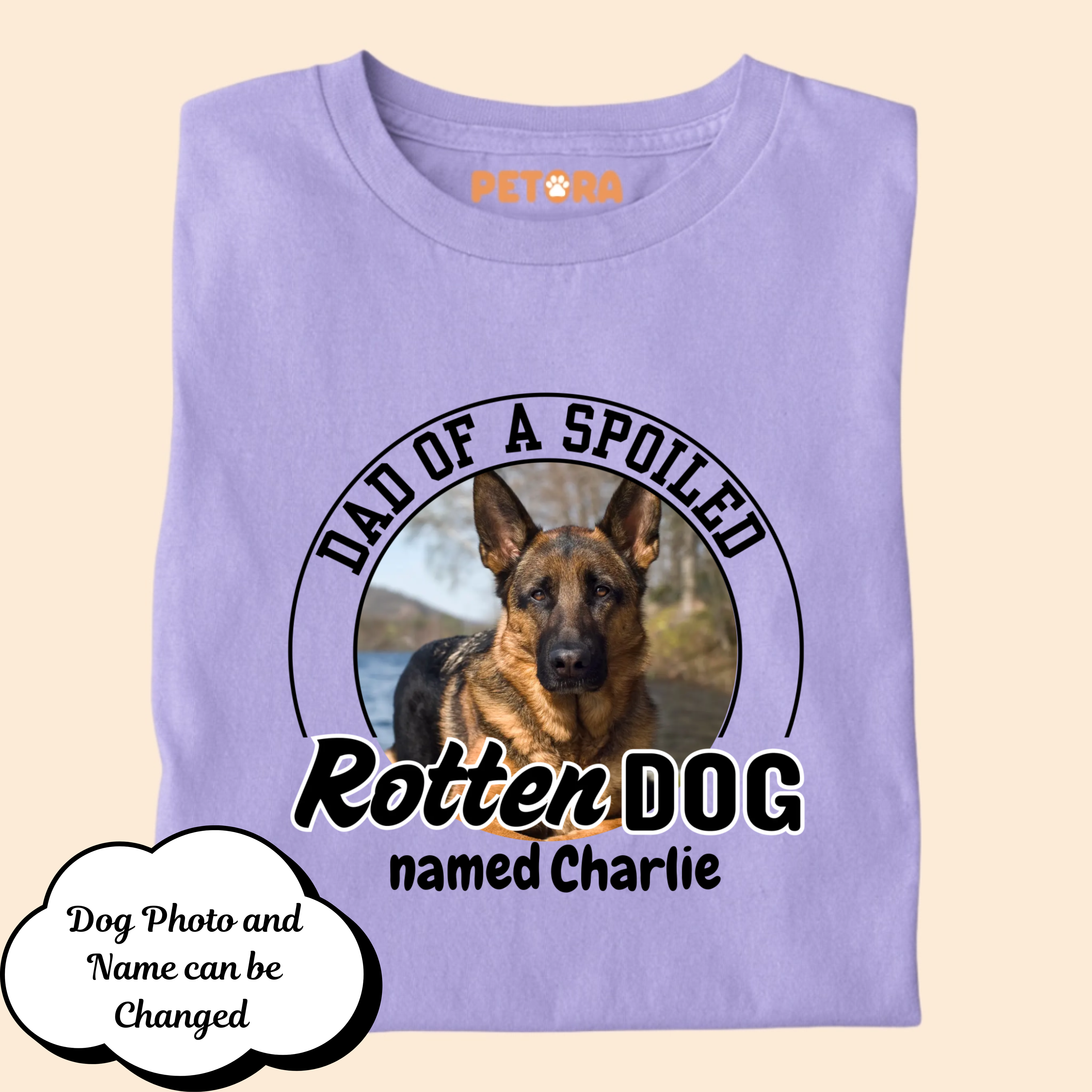 [Personalised] Dad of a Spoiled Rotten Dog