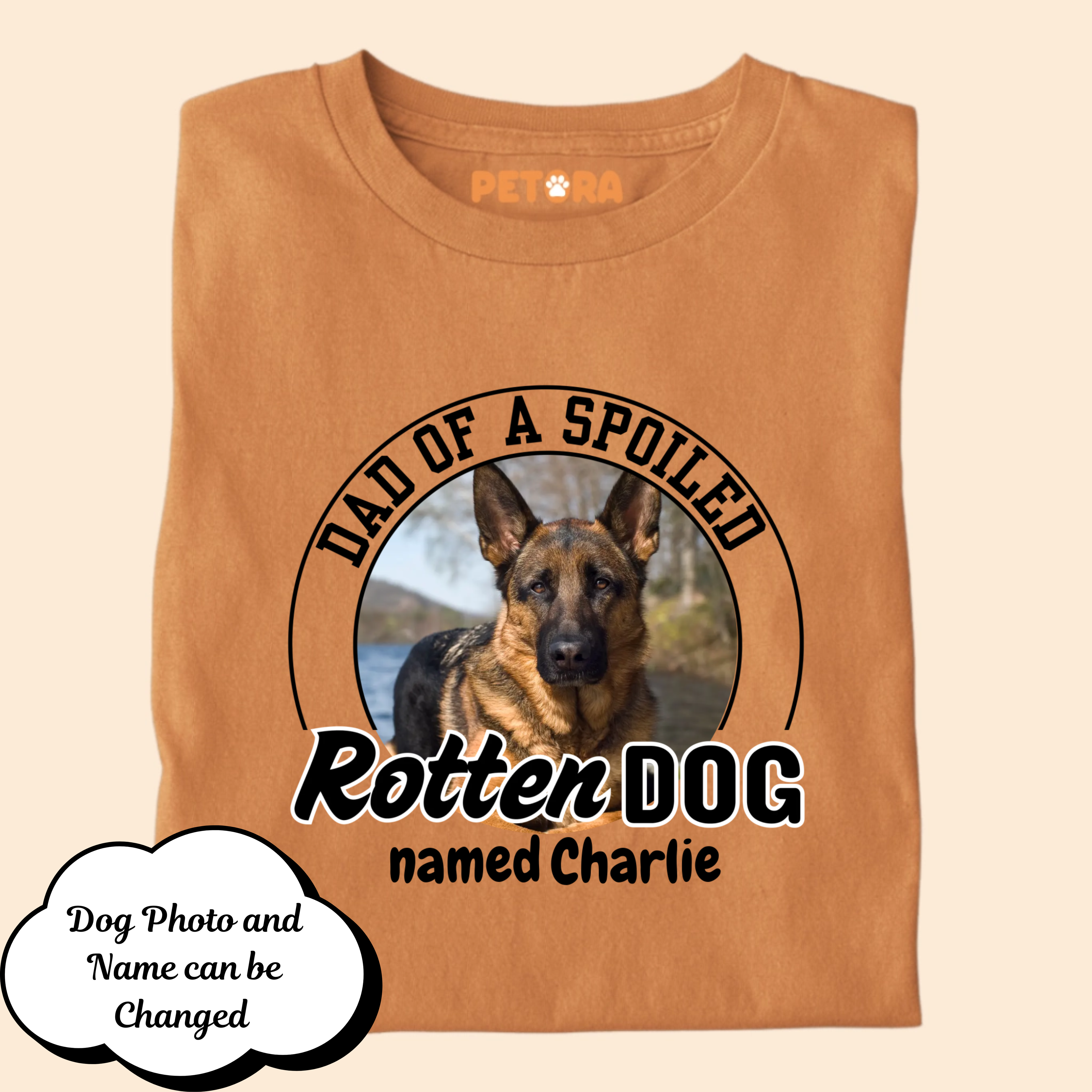 [Personalised] Dad of a Spoiled Rotten Dog